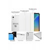 Προστατευτική θήκη για iPad 10 2022/2024, iPad 11 2025, Μοντέλο βιβλίου, Πτυσσόμενη για βάση, Λευκό