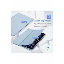 Αναδιπλούμενη θήκη για Apple iPad Pro 11, Air 11, Air 4/5, Προστασία βιβλίου, Βάση προβολής, Μπλε Αναδιπλούμενη θήκη για Apple iPad Pro 11, Air 11, Air 4/5, Προστασία βιβλίου, Βάση προβολής, Μπλε