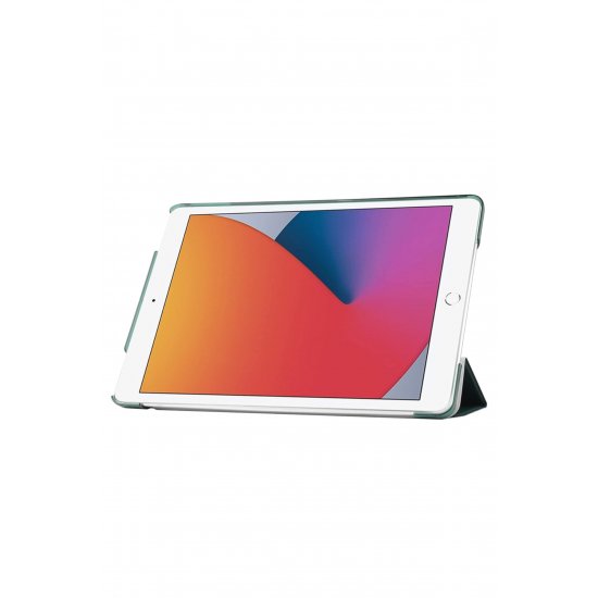 Προστατευτική θήκη, iPad 5/6, iPad 2017/2018, iPad Air 1/2, 9,7 ιντσών, Μοντέλο βιβλίου, Σκούρο πράσινο