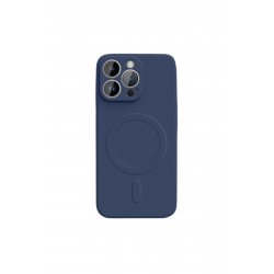 Θήκη MagSafe Smooth Guard, Για iPhone 16 Pro Max, Αντικραδασμική, Ασύρματη φόρτιση, Σιλικόνη, Navy Blue