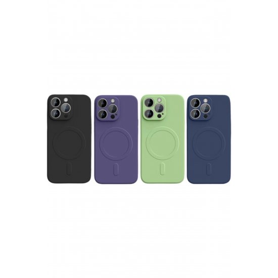Θήκη MagSafe Smooth Guard, Για iPhone 16 Pro Max, Αντικραδασμική, Ασύρματη φόρτιση, Σιλικόνη, Navy Blue