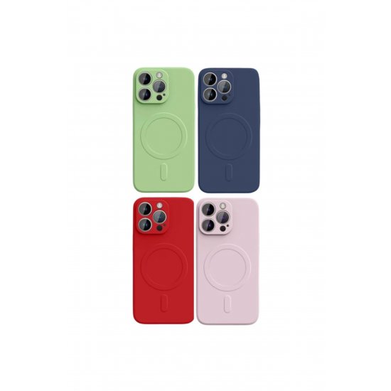 Θήκη MagSafe Smooth Guard, Για iPhone 16 Pro Max, Αντικραδασμική, Ασύρματη φόρτιση, Σιλικόνη, Navy Blue