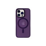 Θήκη Magsafe Συμβατή με iPhone 15 Pro, MatteArmor, Αντικραδασμική, Μωβ