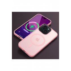 Θήκη με Magsafe Συμβατή με iPhone 15, MatteArmor, Αντικραδασμική, Ροζ Θήκη με Magsafe Συμβατή με iPhone 15, MatteArmor, Αντικραδασμική, Ροζ