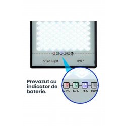 Ηλιακός προβολέας LED 200W, Complete Kit, Ip67, ElectroAZ