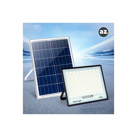 Ηλιακός προβολέας LED 200W, Complete Kit, Ip67, ElectroAZ