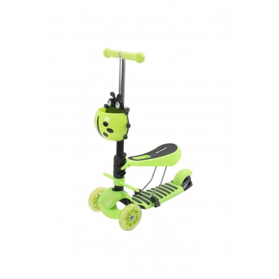 Smart Kid 5 σε 1 σκούτερ με φωτεινούς τροχούς, πράσινο Smart Kid 5 σε 1 σκούτερ με φωτεινούς τροχούς, πράσινο