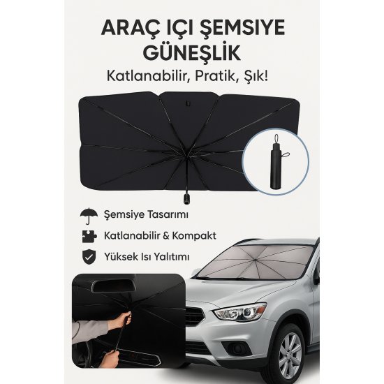 Auto Sunshade - Προστατευτικό από τις ακτίνες UV, Glass Ομπρέλα