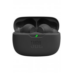 Ακουστικά JBL Wave Beam In-Ear, True Wireless, Bluetooth, βαθιά μπάσα, Θήκη φόρτισης, Μαύρο