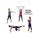 Φορητό στούντιο Pilates - Καουτσούκ γυμναστικής, ραβδί γυμναστικής, πλάκες γιόγκα, αθλητική αντοχή, αεροβική γυμναστική