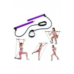Φορητό στούντιο Pilates - Καουτσούκ γυμναστικής, ραβδί γυμναστικής, πλάκες γιόγκα, αθλητική αντοχή, αεροβική γυμναστική