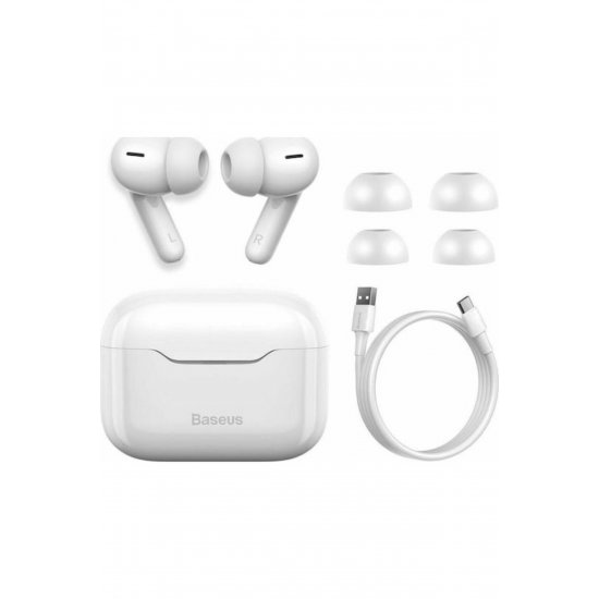 Ακουστικά SIMU S1 Pro in-ear Bluetooth Handsfree με θήκη φόρτισης Λευκή