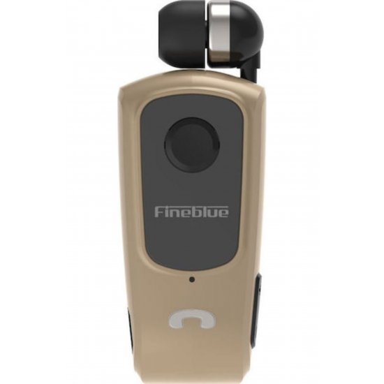 F920 In-ear Bluetooth Handsfree Ακουστικό Πέτο χρυσό