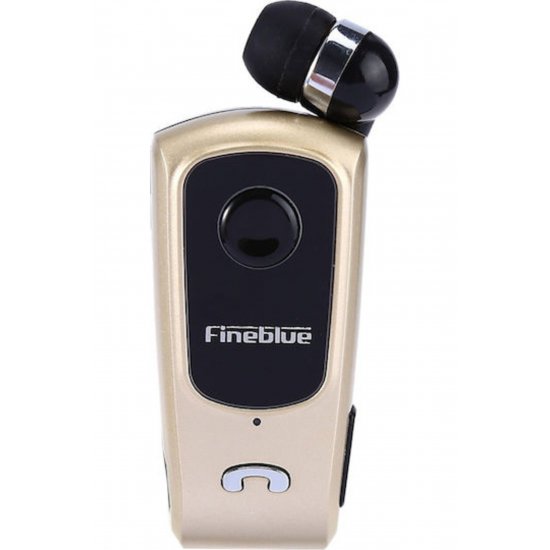 F920 In-ear Bluetooth Handsfree Ακουστικό Πέτο χρυσό