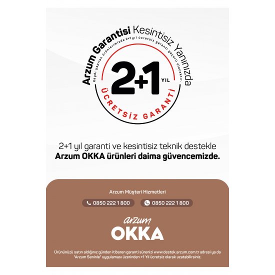 Καφετιέρα Okka Minio - Τουρκικός καφές, χαλκός, χωρητικότητα 4 φλιτζάνια OK004
