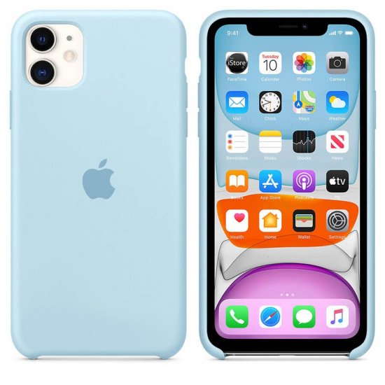 iPhone 11 Γαλάζιο Θήκη Σιλικόνης iPhone 11 Γαλάζιο Θήκη Σιλικόνης