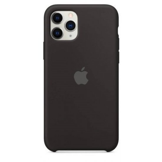 iPhone 11 Pro Max Μαύρη Θήκη Σιλικόνης iPhone 11 Pro Max Μαύρη Θήκη Σιλικόνης