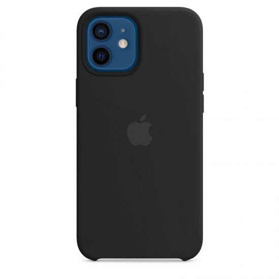 iPhone 12 Mini Μαύρη Θήκη Σιλικόνης iPhone 12 Mini Μαύρη Θήκη Σιλικόνης