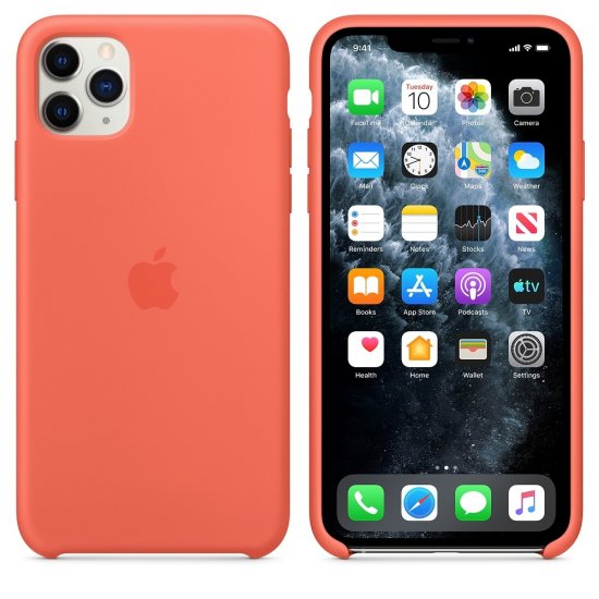 iPhone 11 Pro Max Πορτοκαλί Θήκη Σιλικόνης