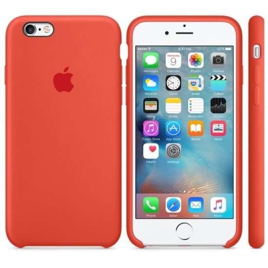 iPhone 6 Plus Πορτοκαλί Θήκη Σιλικόνης iPhone 6 Plus Πορτοκαλί Θήκη Σιλικόνης