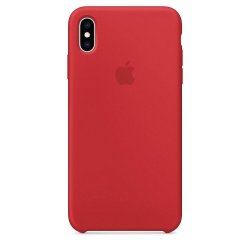 iPhone XS Max Κόκκινη Θήκη Σιλικόνης