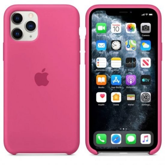 iPhone 11 Pro Max Φούξια Θήκη Σιλικόνης iPhone 11 Pro Max Φούξια Θήκη Σιλικόνης