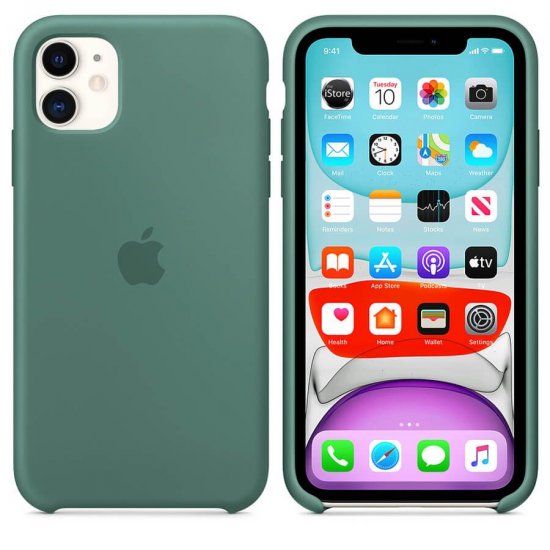 iPhone 11 Λαδί Θήκη Σιλικόνης iPhone 11 Λαδί Θήκη Σιλικόνης