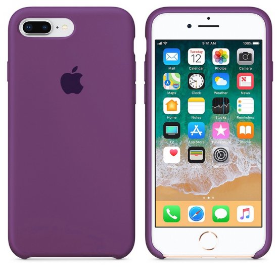 iPhone 7/8 Plus Μωβ Θήκη Σιλικόνης iPhone 7/8 Plus Μωβ Θήκη Σιλικόνης