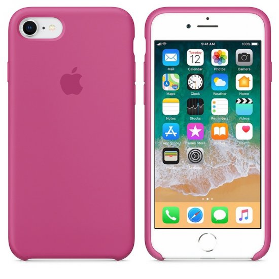 iPhone 7/8 Φούξια Θήκη Σιλικόνης iPhone 7/8 Φούξια Θήκη Σιλικόνης