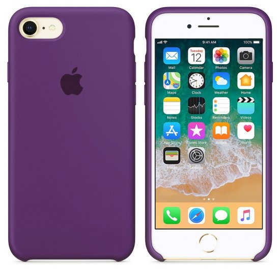 iPhone 7/8 Μωβ Θήκη Σιλικόνης iPhone 7/8 Μωβ Θήκη Σιλικόνης