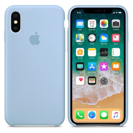 iPhone XS Max Γαλάζια Θήκη Σιλικόνης iPhone XS Max Γαλάζια Θήκη Σιλικόνης