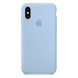 iPhone X/XS Γαλάζια Θήκη Σιλικόνης