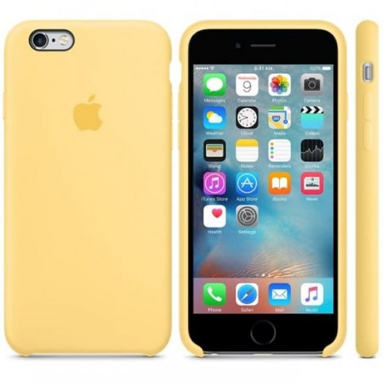 iPhone 6 Plus Κίτρινη Θήκη Σιλικόνης iPhone 6 Plus Κίτρινη Θήκη Σιλικόνης