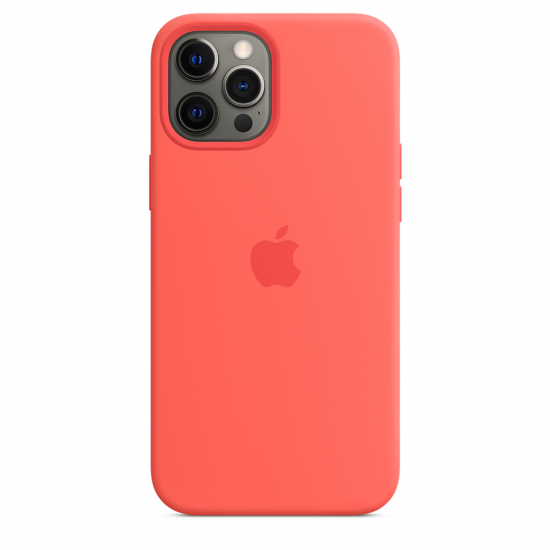 iPhone 12 Pro Max Κοραλί Θήκη Σιλικόνης