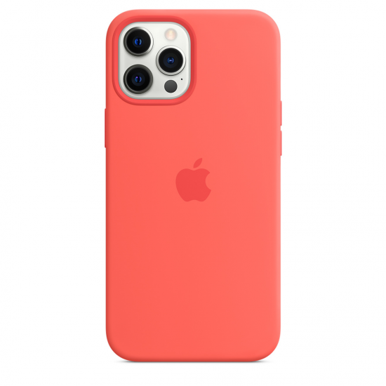 iPhone 12 Pro Max Κοραλί Θήκη Σιλικόνης