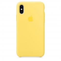iPhone X/XS Κίτρινη Θήκη Σιλικόνης