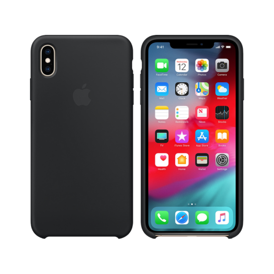 iPhone XS Max Μαύρη Θήκη Σιλικόνης iPhone XS Max Μαύρη Θήκη Σιλικόνης
