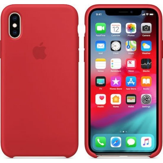 iPhone XS Max Κόκκινη Θήκη Σιλικόνης iPhone XS Max Κόκκινη Θήκη Σιλικόνης