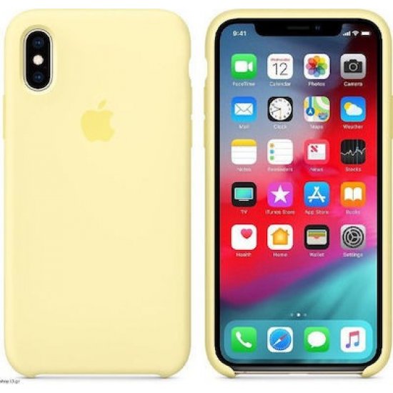 iPhone XS Max Κίτρινο Ανοιχτό Θήκη Σιλικόνης