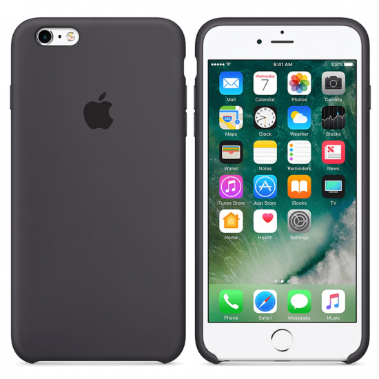 iPhone 6 Plus Γκρι Σκούρο Θήκη Σιλικόνης iPhone 6 Plus Γκρι Σκούρο Θήκη Σιλικόνης