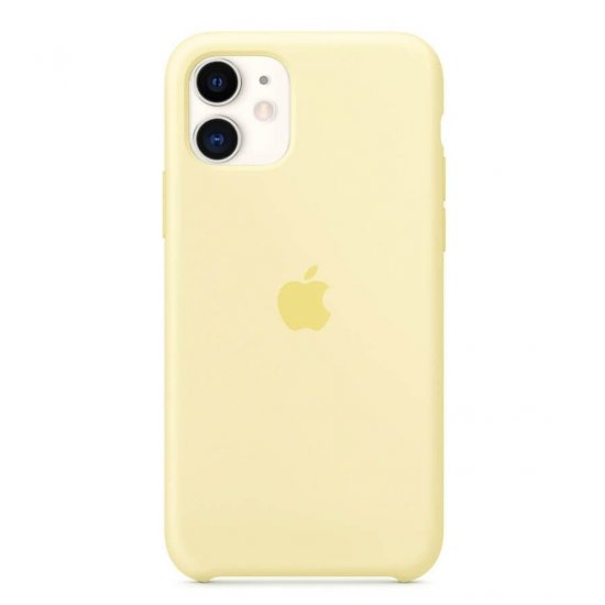 iPhone 11 Κίτρινο Ανοιχτό Θήκη Σιλικόνης