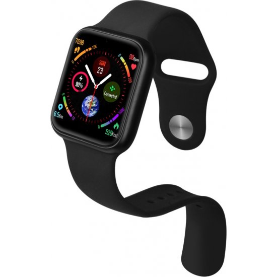 Smartwatch K90 με Παλμογράφο Μαύρο