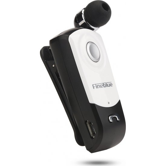 Fineblue F960 In-ear Bluetooth Handsfree Ακουστικό Πέτου Λευκό Fineblue F960 In-ear Bluetooth Handsfree Ακουστικό Πέτου Λευκό
