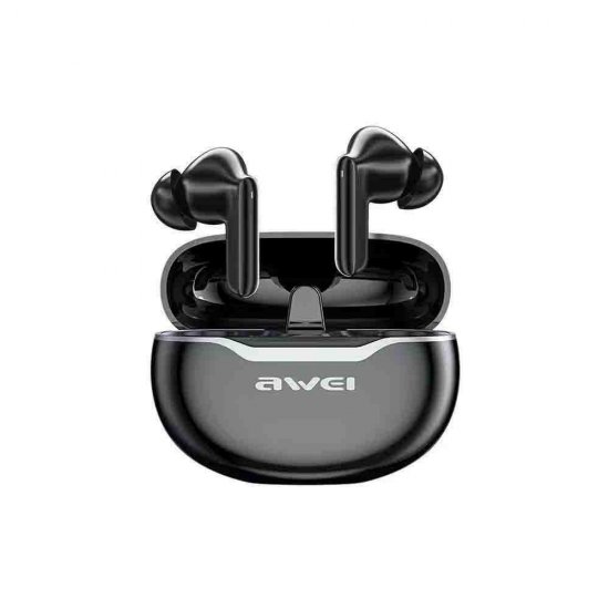 Awei T50 Ακουστικά με Θήκη Φόρτισης Μαύρα Awei T50 Ακουστικά με Θήκη Φόρτισης Μαύρα