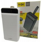 PowerBank KLGO KP-95 50000mAh με 3 Θύρες USB-A   Λευκό