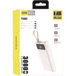 PowerBank EION K-A96 30000mAh με 4 Θύρες USB-A   Λευκό