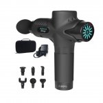 Επαγγελματικό Πιστόλι Μασάζ για το Σώμα με 12 Κεφαλές Μαύρο Athens Shop