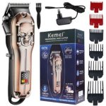 Επαναφορτιζόμενη Κουρευτική Μηχανή Kemei KM-2618   Χάλκινη