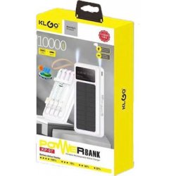 Ηλιακό PowerBank KLGO KP-97 10000mAh   Λευκό