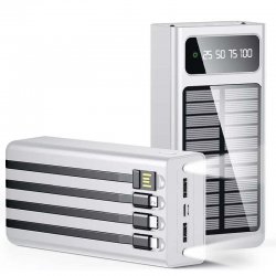 Ηλιακό PowerBank KLGO KP-97 10000mAh   Λευκό